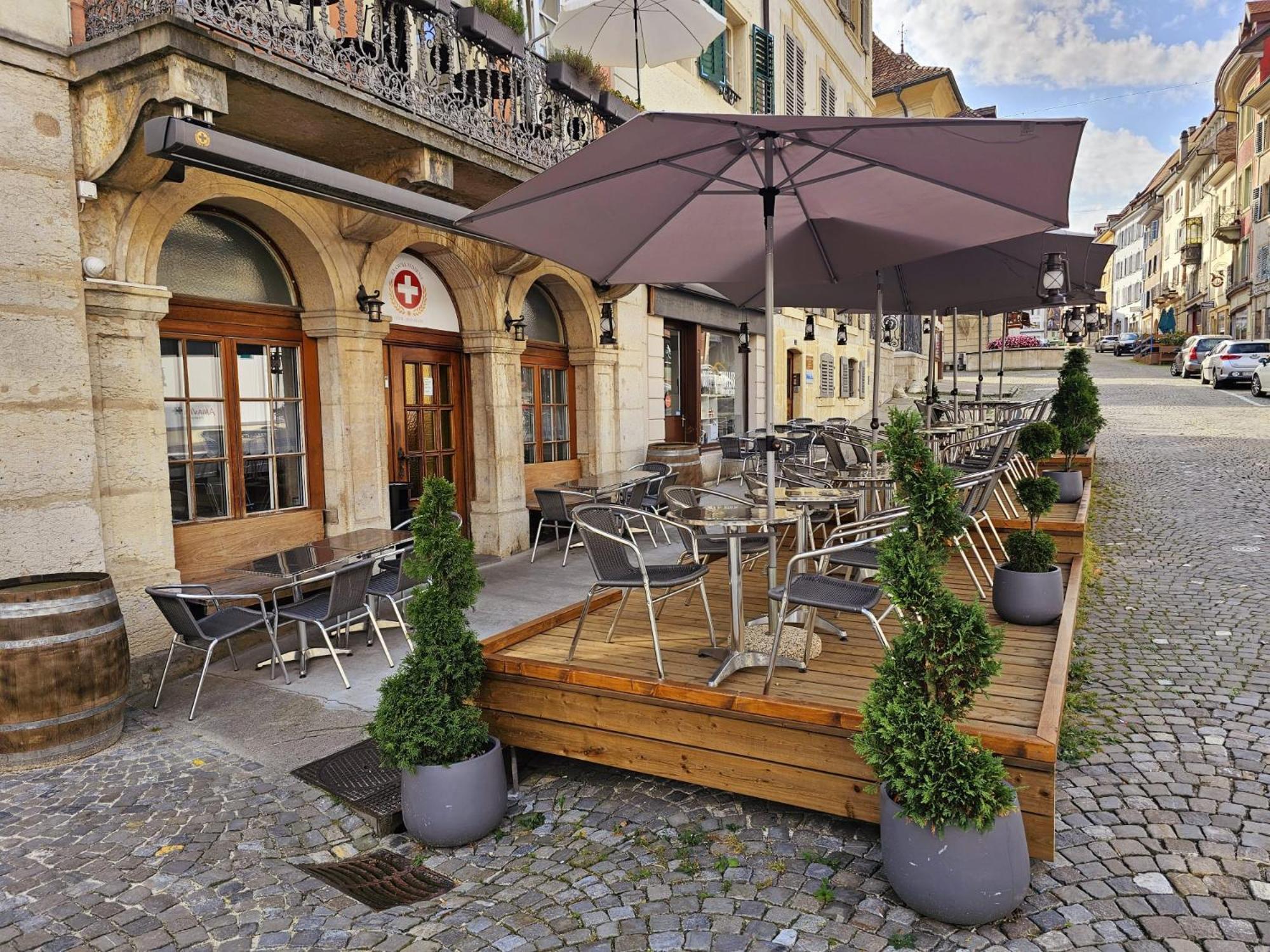 La Croix Federale Hotel Porrentruy Exterior foto